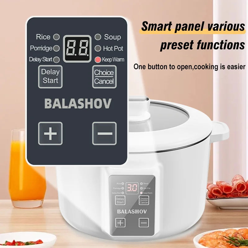 Multifunction 3.5L Non-Stick Electric Hot Pot Cooker