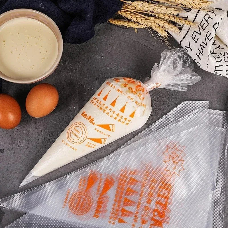 Disposable Piping Bags for Cake Decorating and Baking - 8