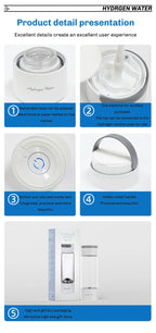 Portable Hydrogen Rich Water Ionizer Generator Bottle