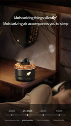Ultrasonic Aromatherapy Humidifier with LED Night Light