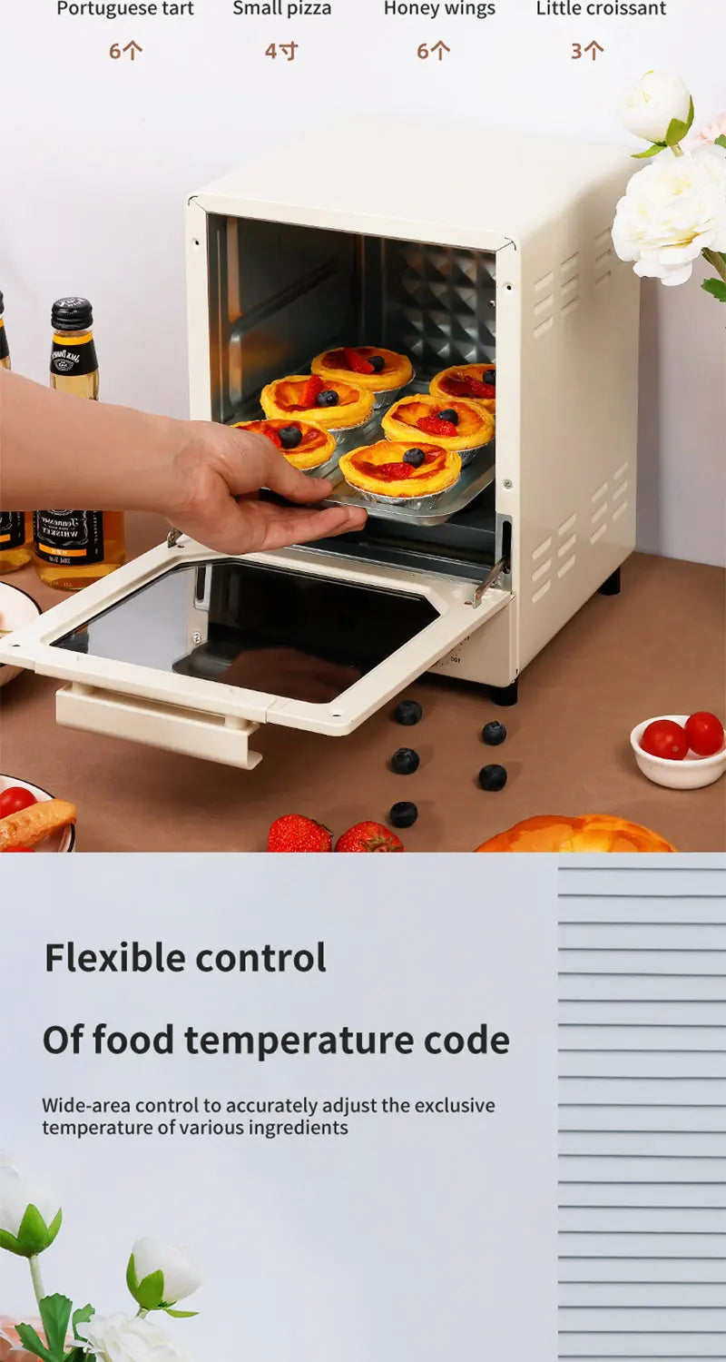 12L Mechanical Air Fryer Toaster Oven for Kitchen - 10