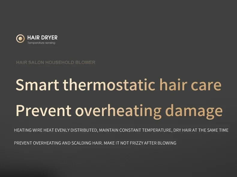 Professional High-Speed Ionic Hair Dryer for Fast Drying
