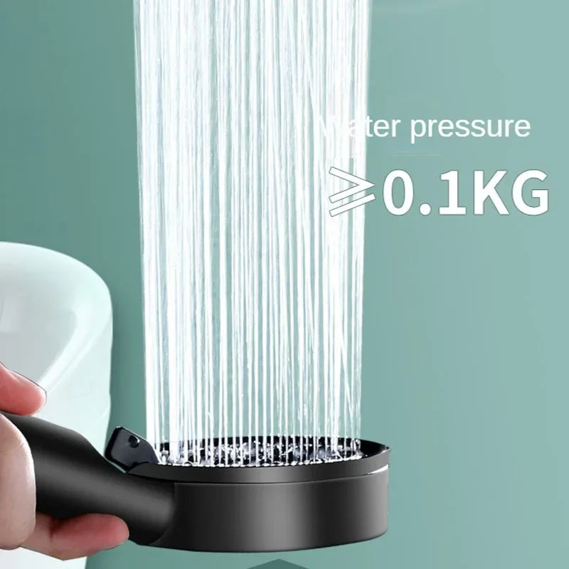 5-Mode High-Pressure Rainfall Handheld Shower Head - 4