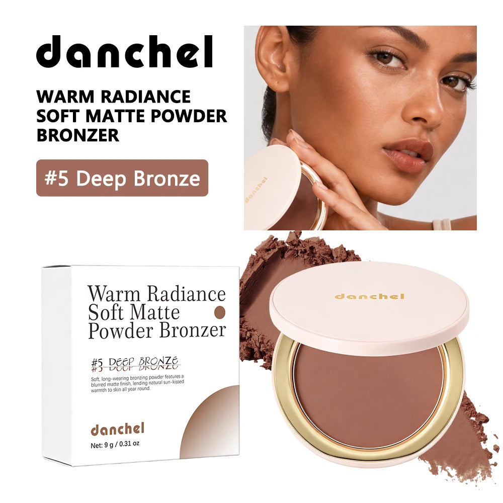 Buildable Matte Pressed Bronzer Powder for Face Contour