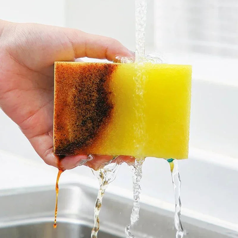 Heavy-Duty Double-Sided Kitchen Cleaning Sponge - 12