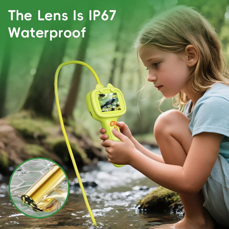 HD Borescope Inspection Camera for Kids Nature Exploration - 4