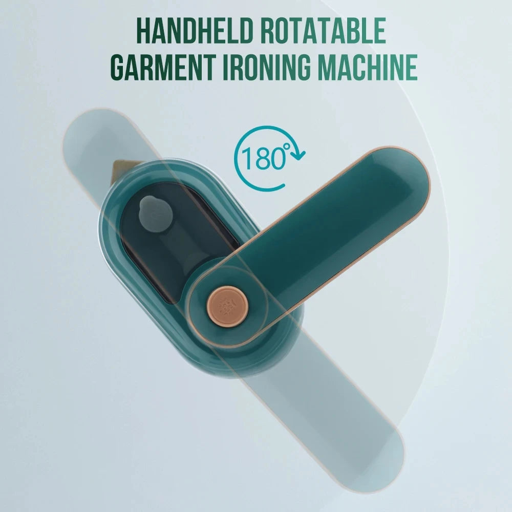 Portable 2-in-1 Rotatable Handheld Steam Iron for Travel