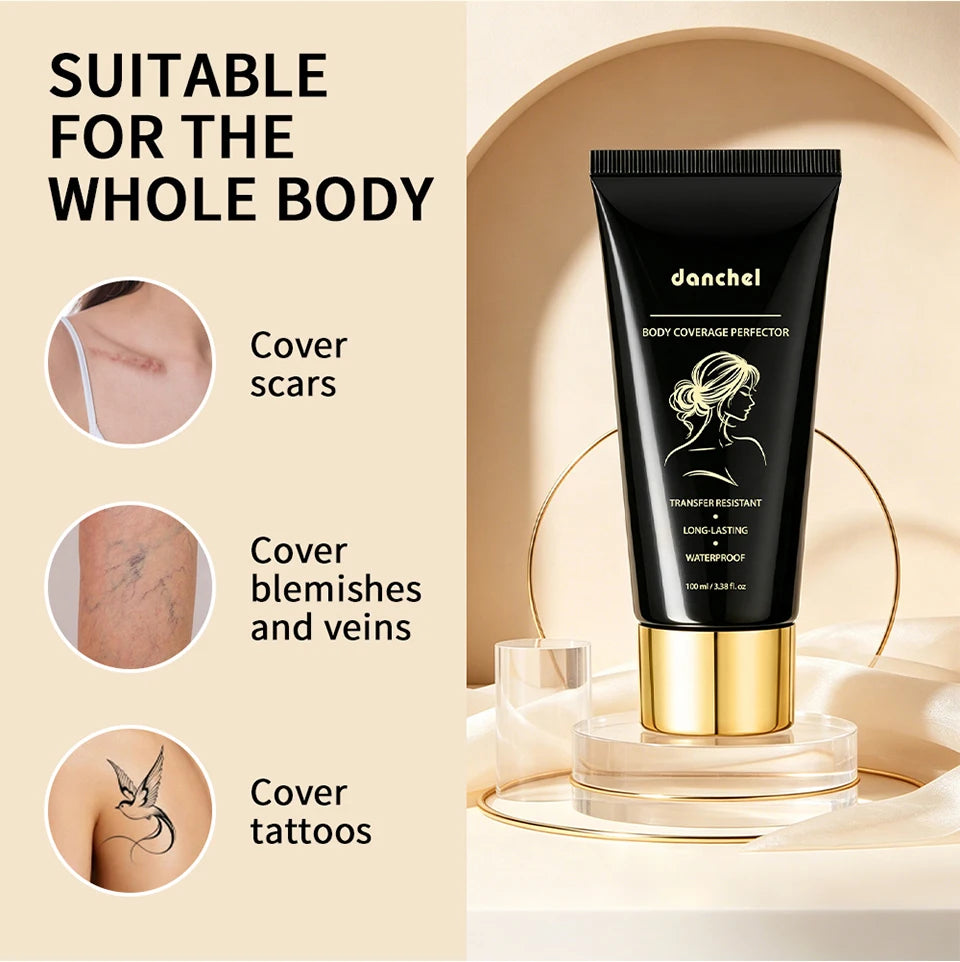Waterproof Full Coverage Body Concealer for Tattoos and Scars - 12