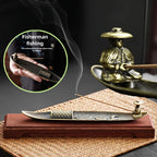Ancient Style Boat Incense Stick Holder for Aromatherapy