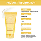 Collagen and Turmeric Overnight Peel Off Facial Mask Duo