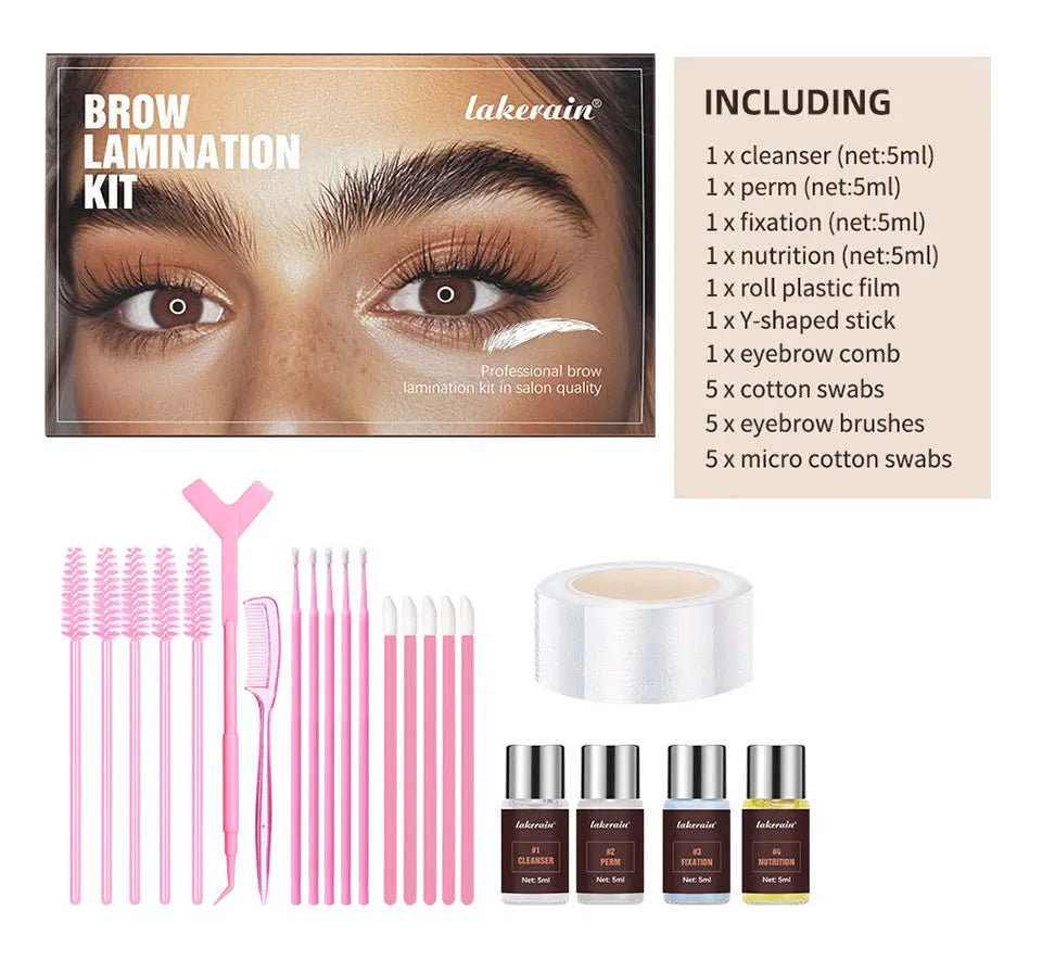 Professional Semi-Permanent Eyebrow Lamination Lifting Kit