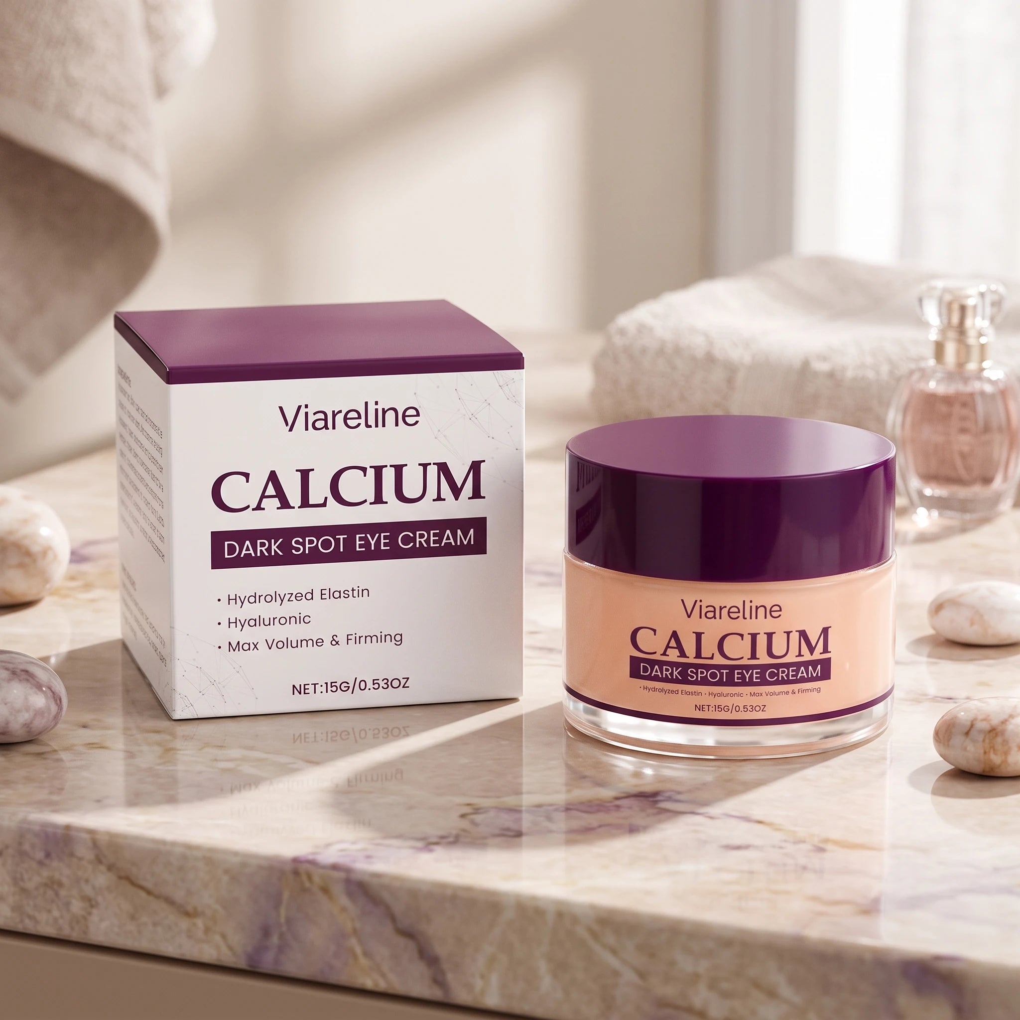 Calcium Firming Eye Cream for Dark Circles and Fine Lines - 2
