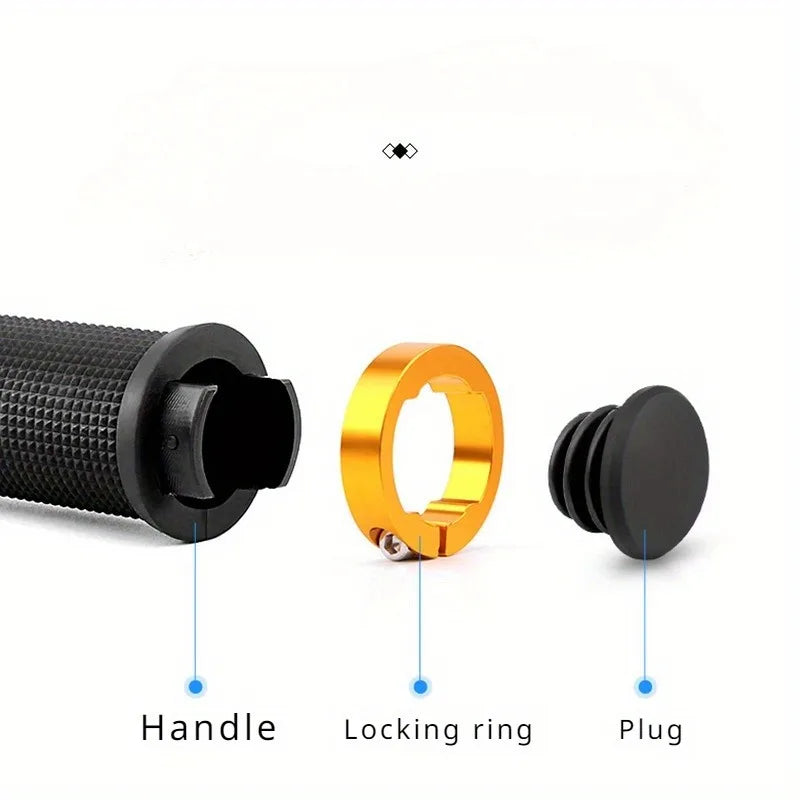 Non-Slip Locking Bicycle Handlebar Grips for MTB