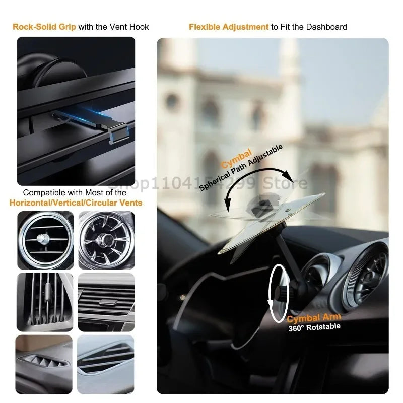 Mini Drum Cymbal Car Vent Decoration Accessory - 8