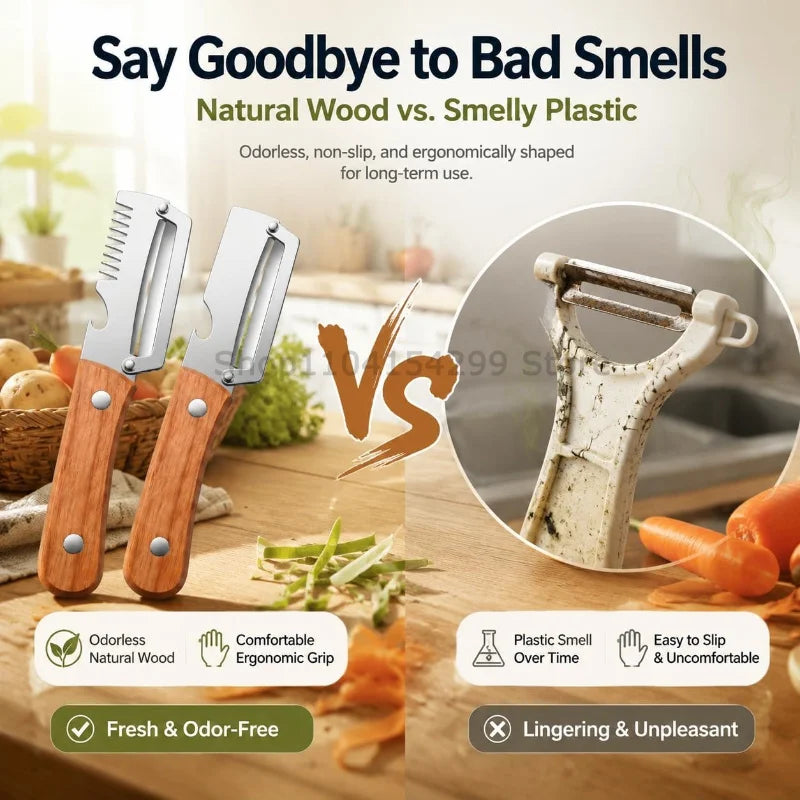 3-in-1 Multifunction Vegetable Peeler and Kitchen Tool - 5