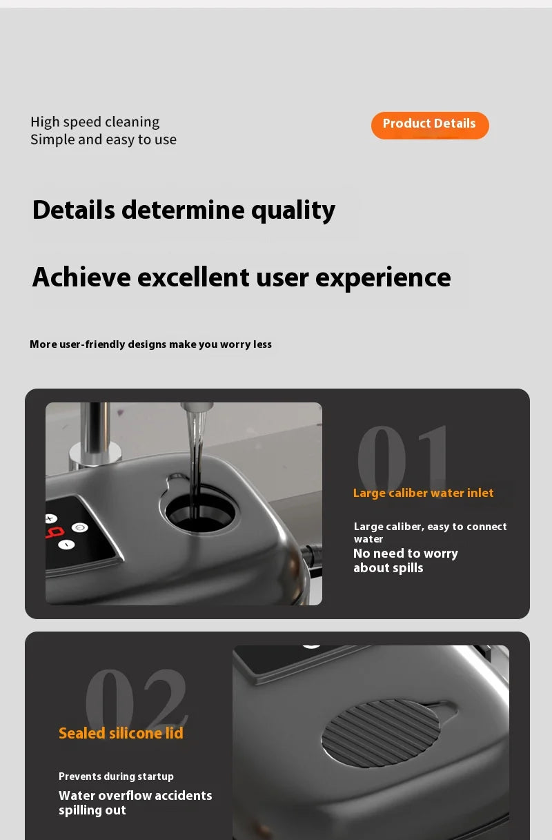 High-Pressure Portable Steam Cleaner for Household and Car