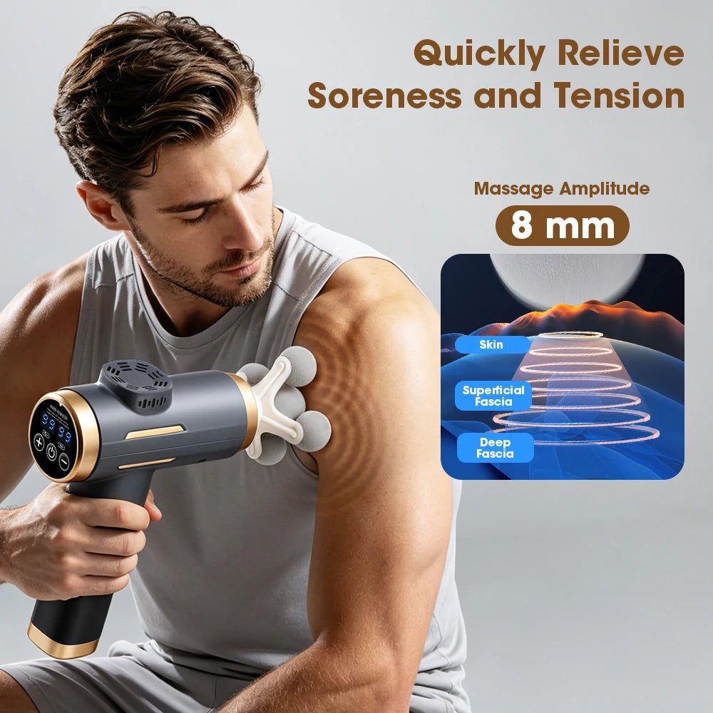 Professional Deep Tissue Percussion Muscle Massage Gun