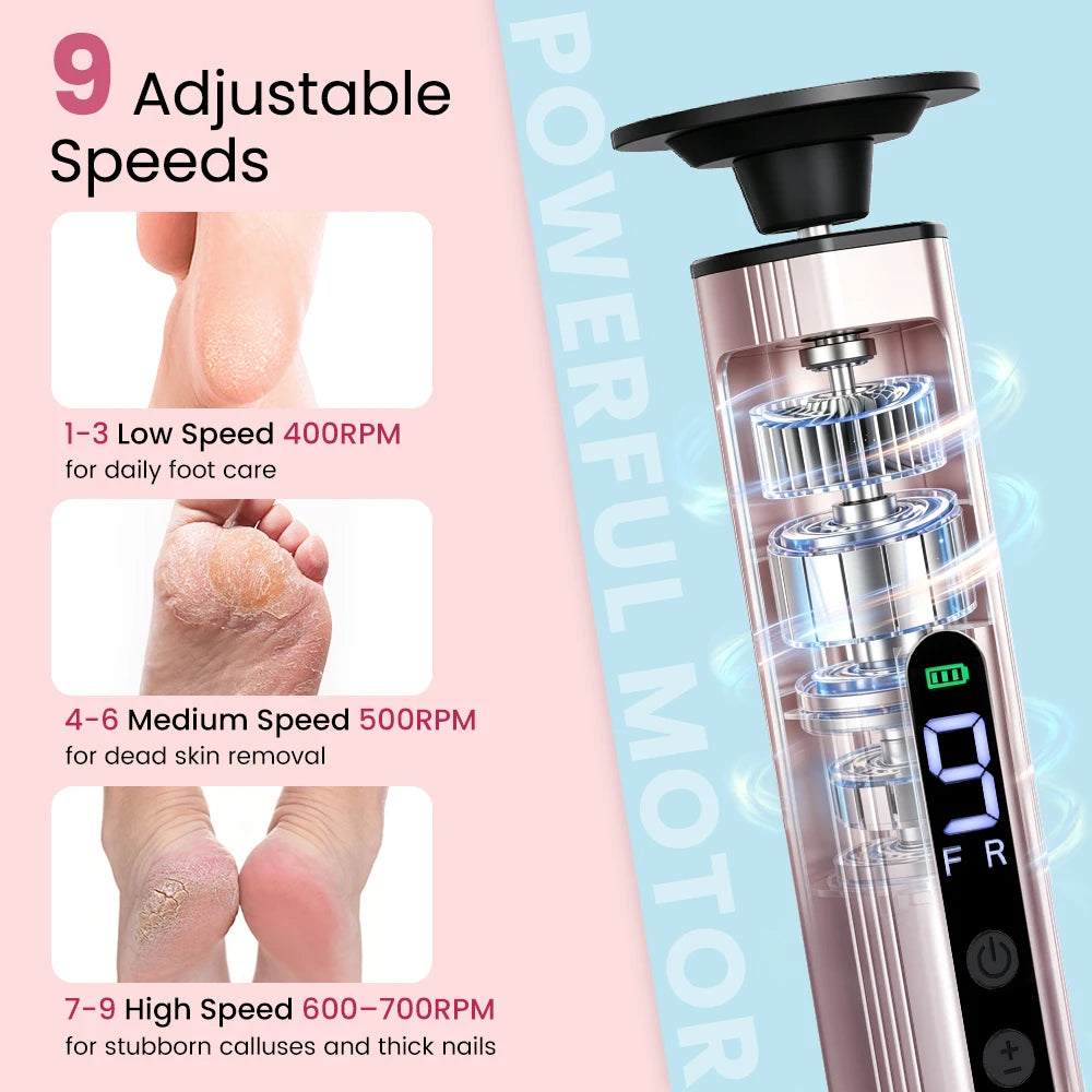 Electric Callus Remover and Pedicure Foot File Tool