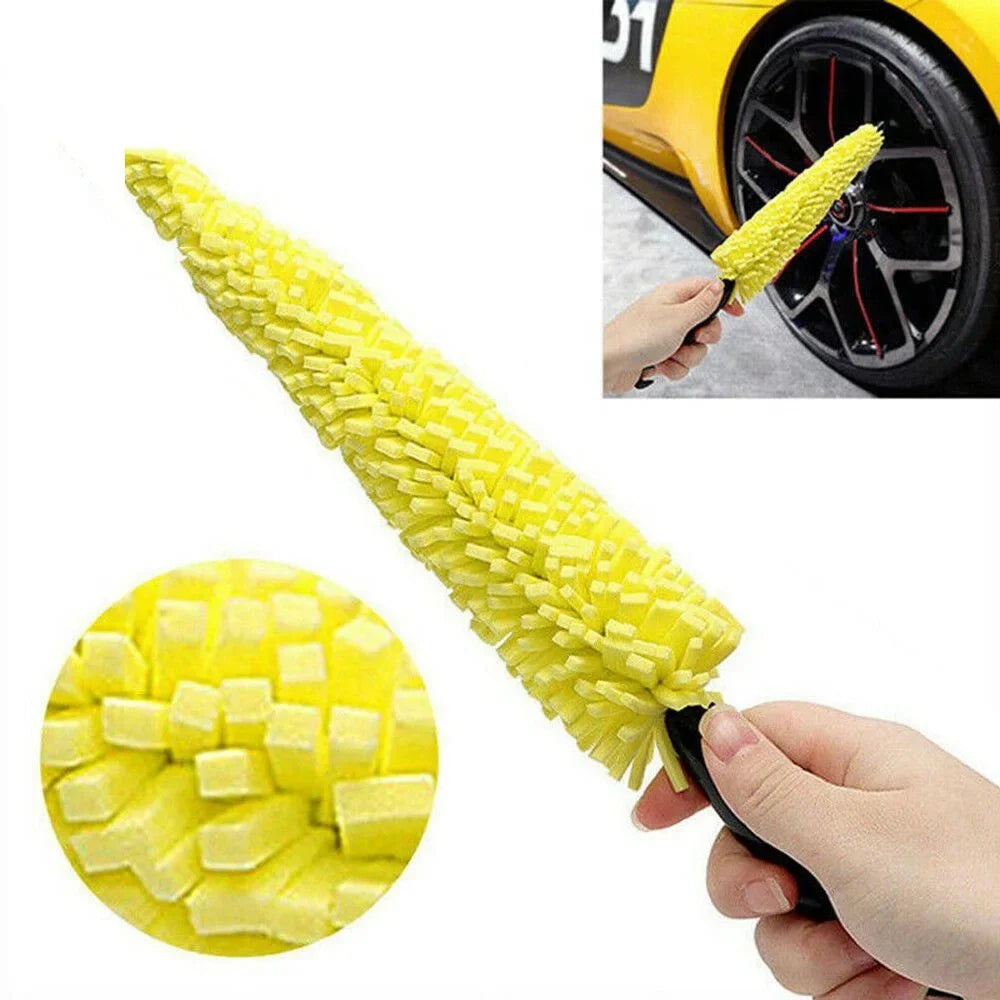 Car Tire Rim and Wheel Cleaning Brush - 11