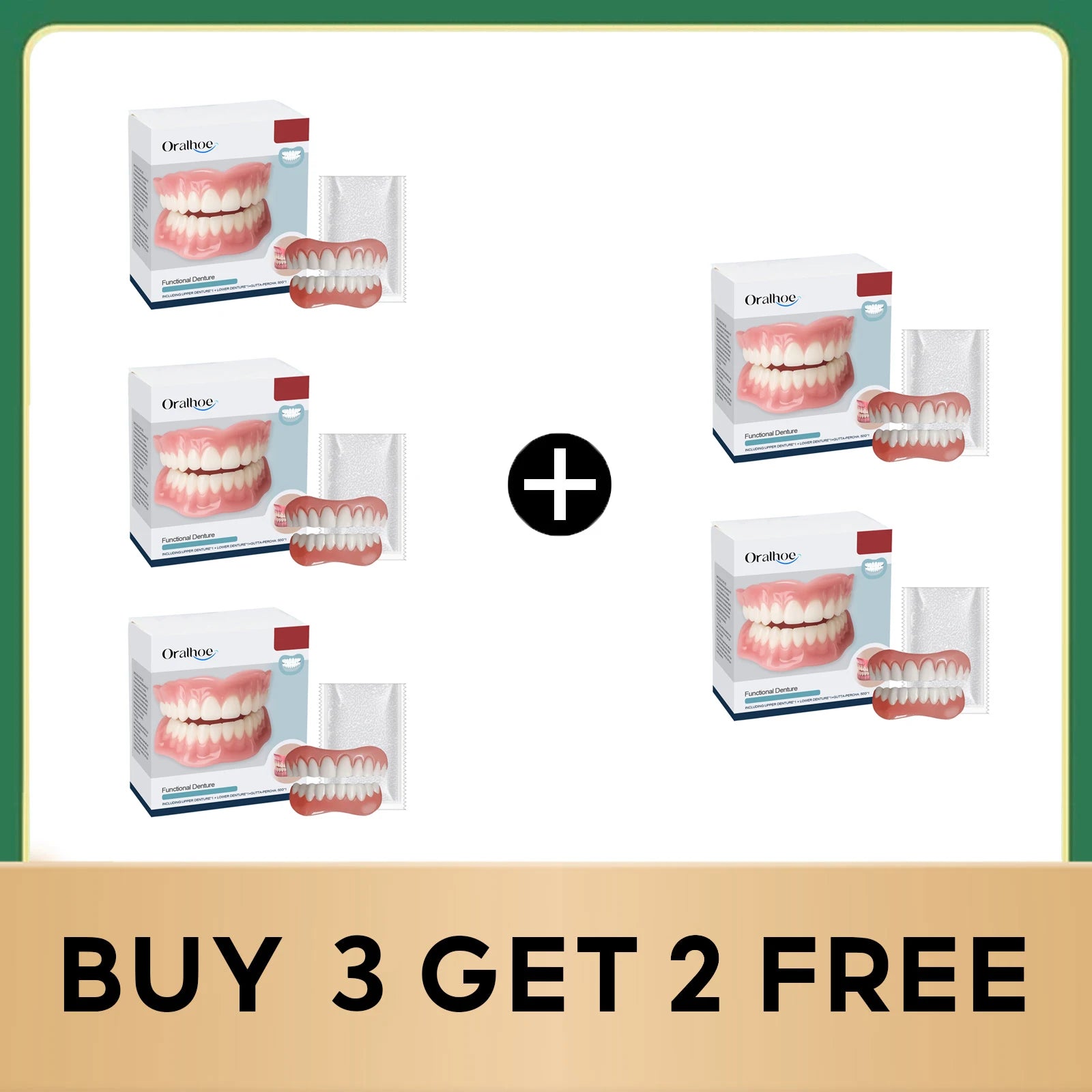 Temporary Silicone Denture Kit for Smile Restoration - 21