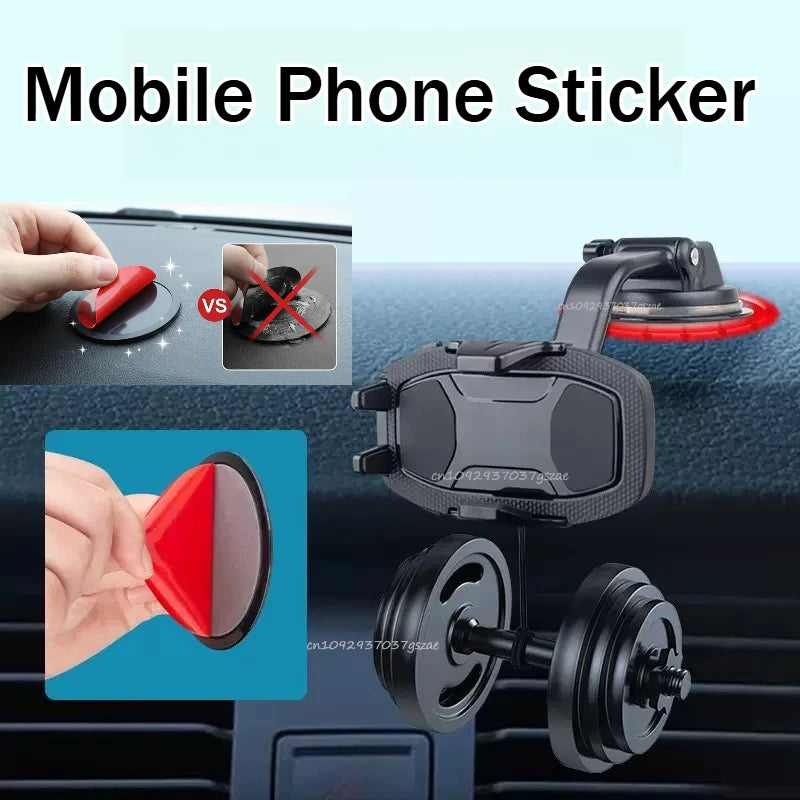Dashboard Suction Cup Mounting Disc for Phone and GPS Holders