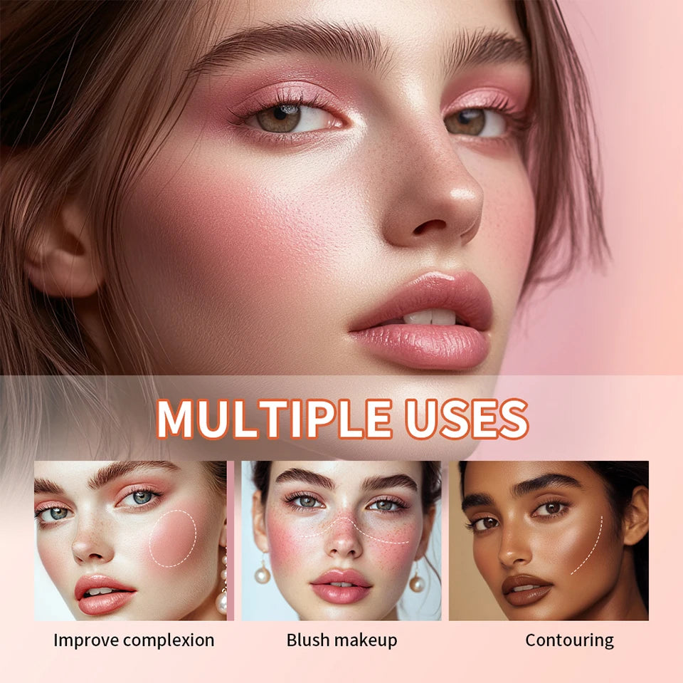 8-Color Cream Blush and Contouring Makeup Palette