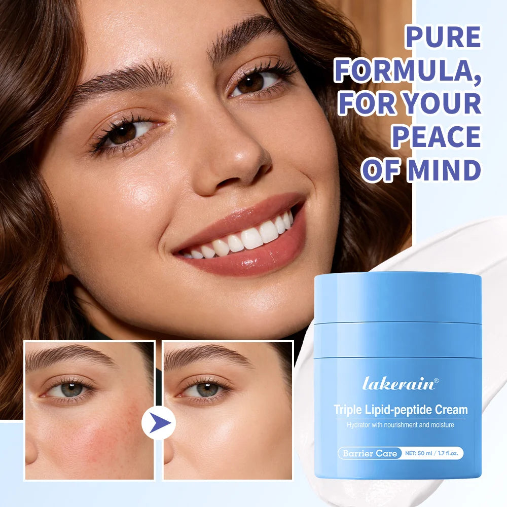Triple Lipid Peptide Moisturizing Cream for Dry and Sensitive Skin - 2