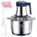 5L Electric Stainless Steel Food Processor and Meat Grinder