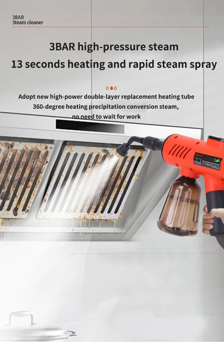 High-Pressure Handheld Steam Cleaner for Home Deep Cleaning