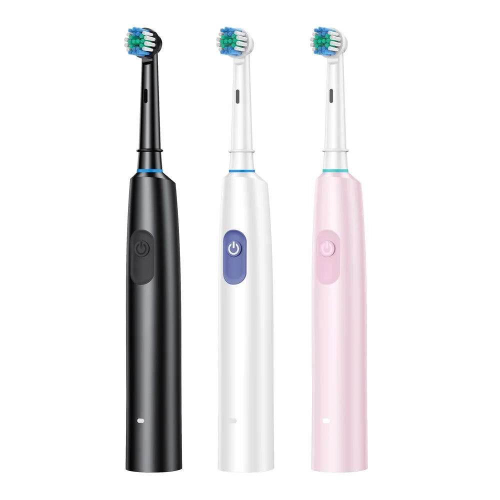 Rechargeable Electric Toothbrush with 8 Replacement Heads