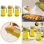 2-in-1 Glass Oil Sprayer and Dispenser for Cooking