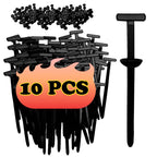 Heavy Duty Automotive Cable Tie Fasteners with Locking Clips