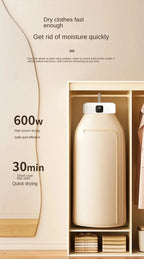 Portable Electric Clothes Dryer with Remote Control