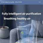Portable Negative Ion Air Purifier for Home and Office