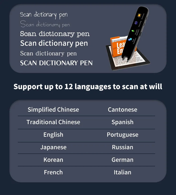 Intelligent Scanning Language Translator Pen - 11
