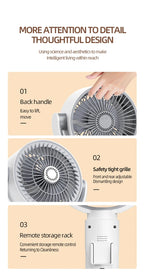 360 Degree Quiet Circulation Fan with Aromatherapy and Mosquito Repel