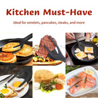 2-in-1 Non-Stick Spatula and Kitchen Tongs for Cooking