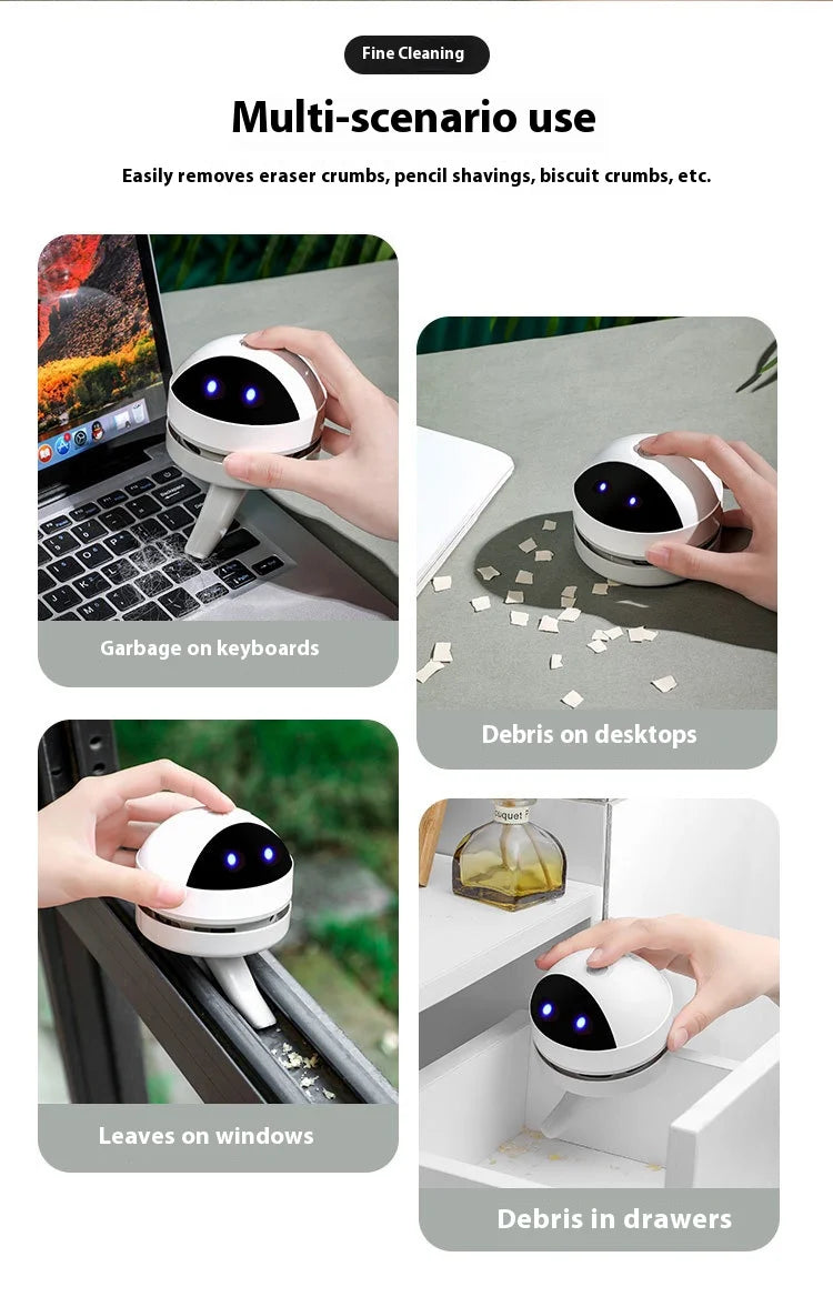 Portable USB Rechargeable Desktop Vacuum Cleaner