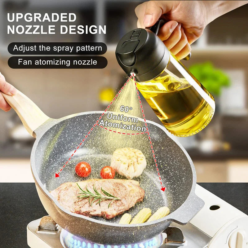 500ml Kitchen Oil Sprayer Bottle for Healthy Cooking - 6