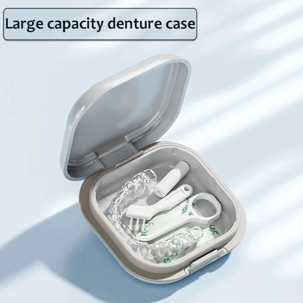 Portable Orthodontic Retainer and Mouth Guard Storage Case