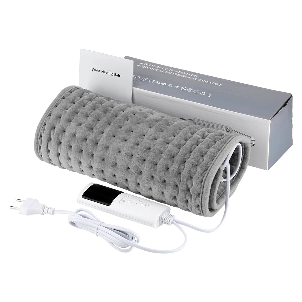 Electric Heating Pad for Back Waist and Abdomen Pain Relief