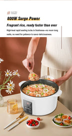 Multifunction 3.5L Non-Stick Electric Hot Pot Cooker