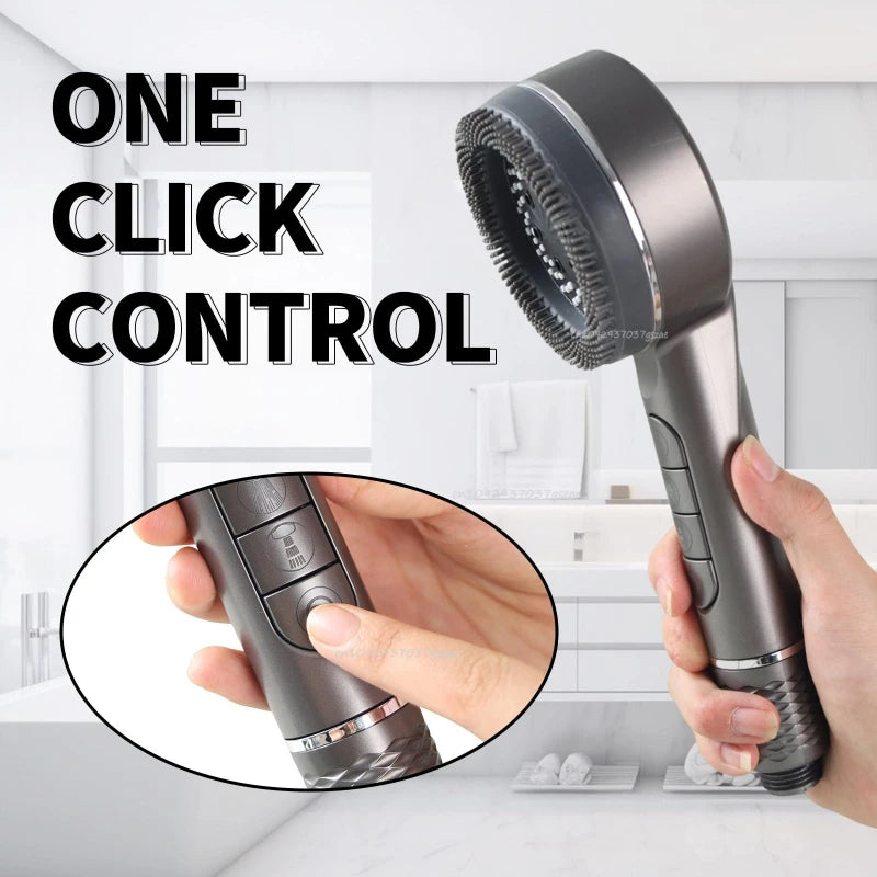 4-Mode High-Pressure Water Saving Handheld Shower Head
