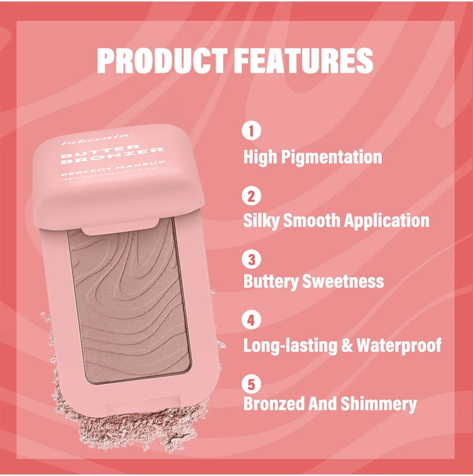 Waterproof Matte Butter Bronzer for Face Contouring - 9