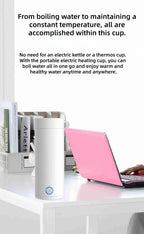 Portable Electric Travel Kettle for Hot Water and Drinks