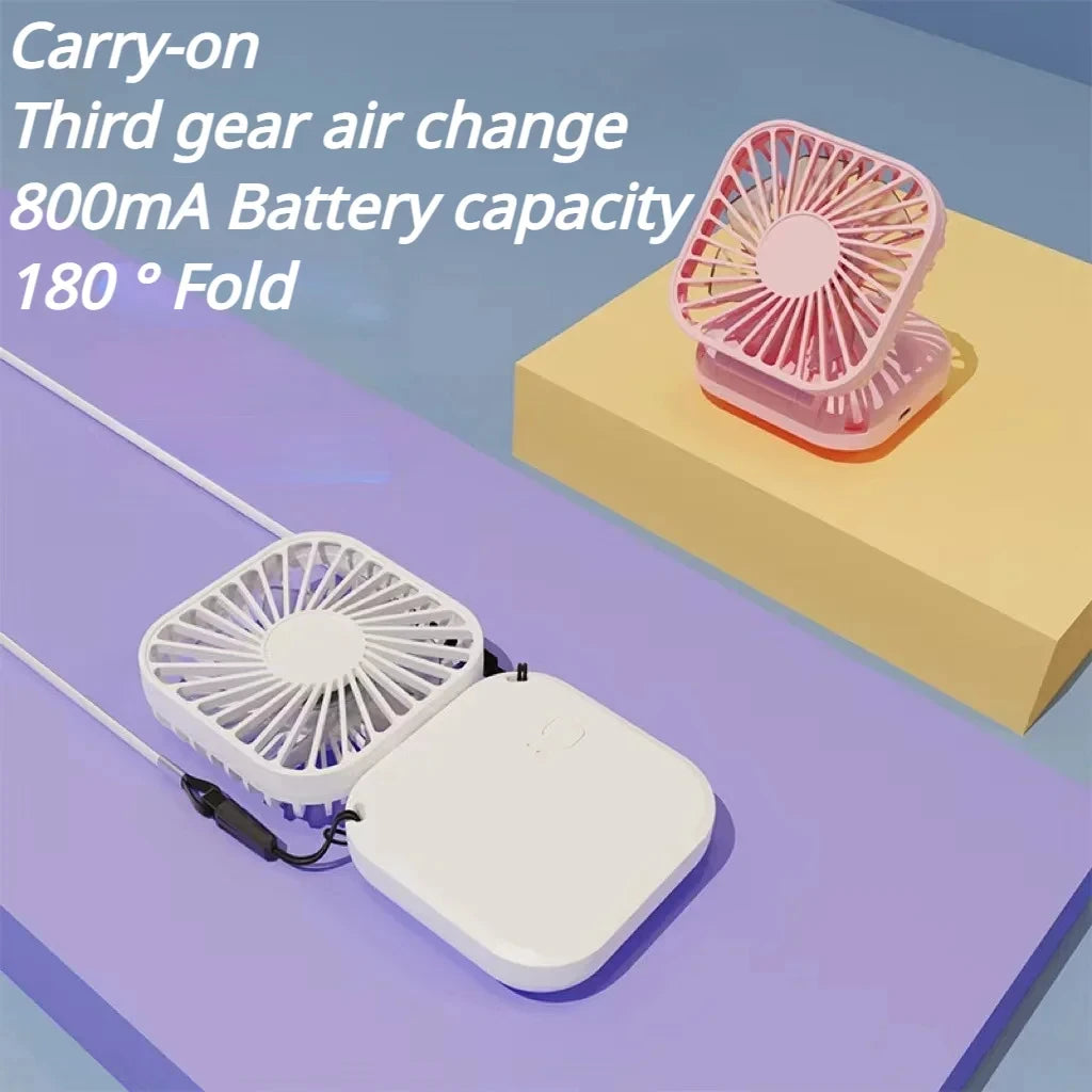 3-in-1 Portable Foldable Handheld and Neck Fan