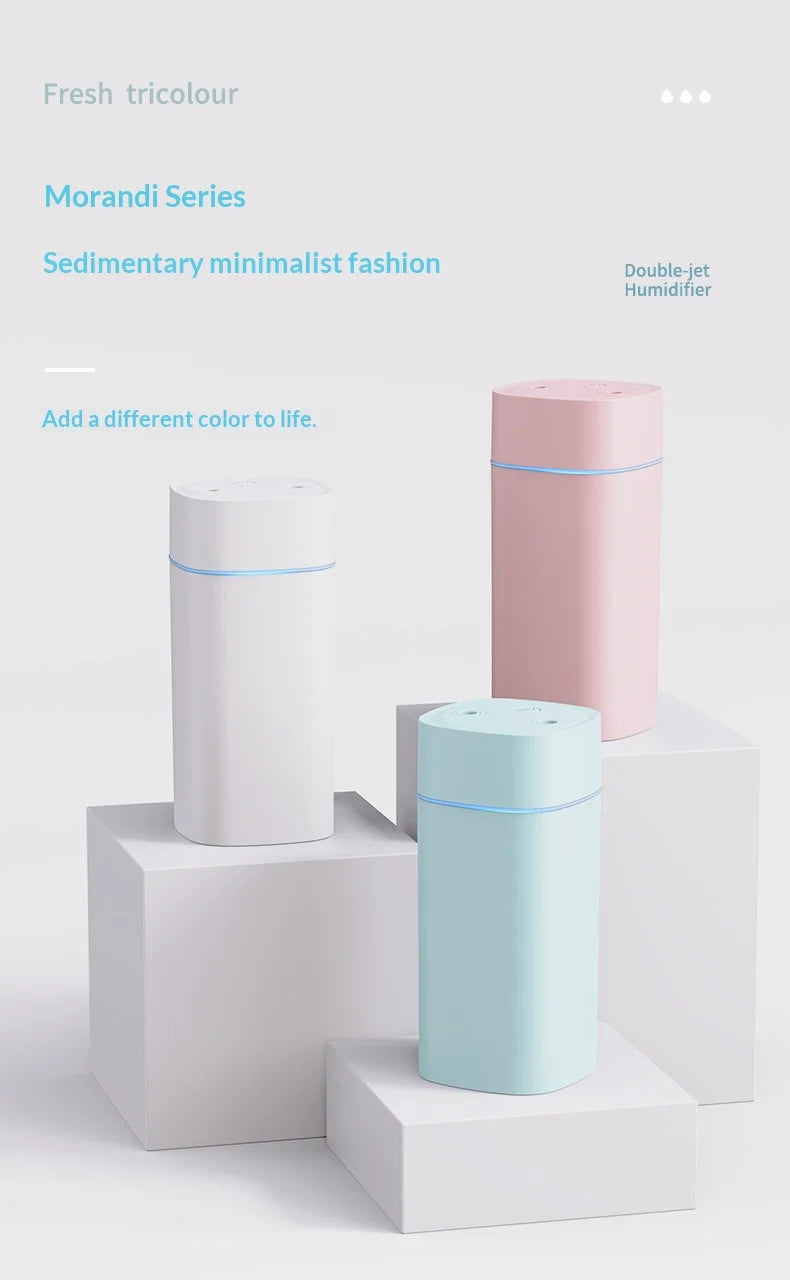 Portable Dual Spray Aromatherapy Desktop Humidifier
