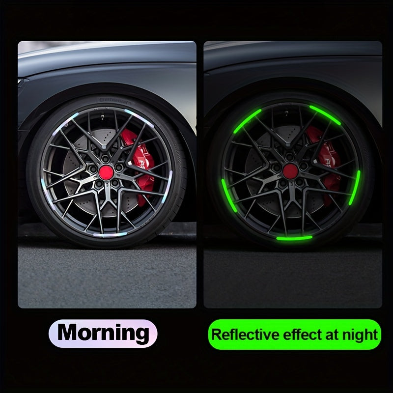 Luminous Reflective Car Wheel Rim Stickers