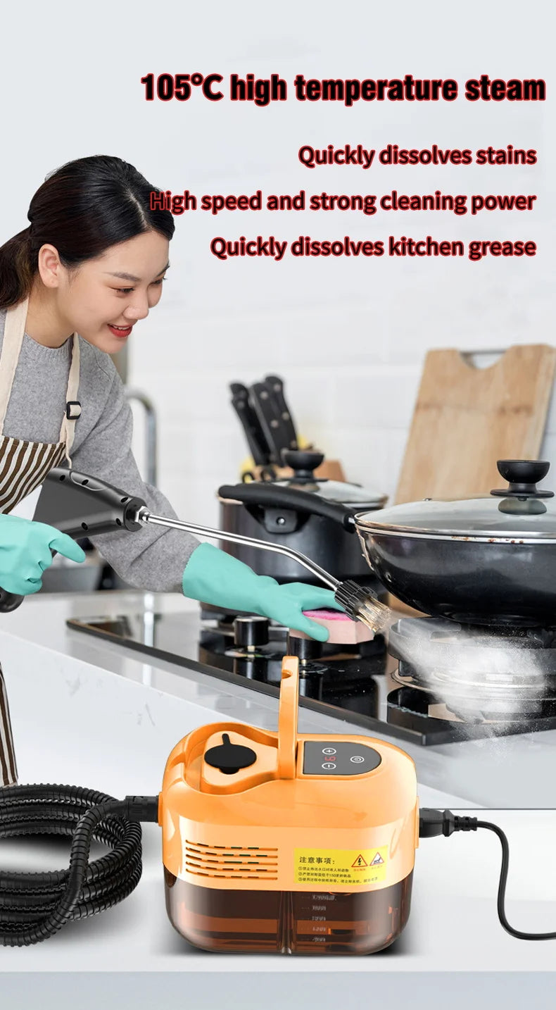 High-Pressure Handheld Steam Cleaner for Deep Home Cleaning