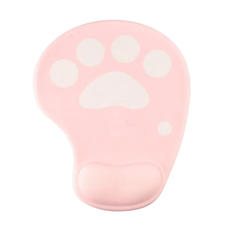 Ergonomic Cat Paw Mouse Pad with Wrist Support